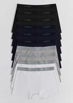 Kit 10 Cuecas Boxer Com Elástico Personalizado Kit 10 Cuecas Boxer Com Elástico Personalizado