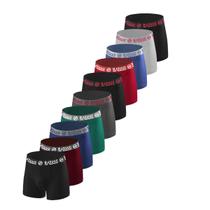 Kit 10 Cuecas Boxer Infantil Baruuc Microfibra Menino Confortável