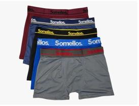 Kit 10 Cuecas Boxer Masculina Somellos Microfibra Conforto e Durabilidade