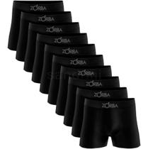 Kit 10 Cuecas Boxer Masculina Zorba Algodão Sem Costura Adulto