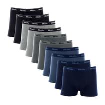 Kit 10 Cuecas Boxer Mash Algodão Cotton Box Original