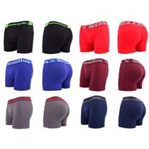 Kit 10 Cuecas Boxer Microdibra Somellos Masculino