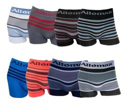 Kit 10 Cuecas Boxer Microfibra Box Adulto