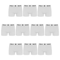 Kit 10 Cuecas Boxer Polo Wear Masculina