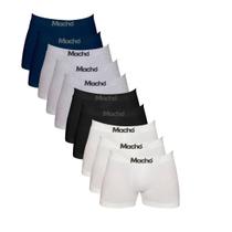 Kit 10 Cuecas Boxer Sem Costura Adulto Masculino 781 - Sortida - MACHO