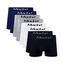 Kit 10 Cuecas Boxer Sem Costura Adulto Masculino 781 - Sortida - MACHO