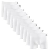 Kit 10 Cuecas Boxer Zee Rucci Microfibra Poliamida Cos Elastico Sem Costura Premium Lisa ZR