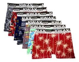 Kit 10 Cuecas Infantil Boxer Kway Kids Estampada Menino Kit 10 Cuecas Infantil Boxer Kway Kids Estampada Menino
