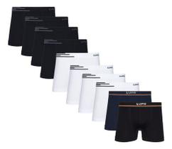Kit 10 Cuecas Lupo Boxer Masculina Microfibra Premium Seamless 436