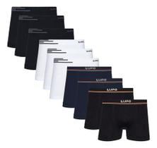 Kit 10 Cuecas Lupo Boxer Masculina Microfibra Premium Seamless 436 Kit 10 Cuecas Lupo Boxer Masculina Microfibra Premium Seamless 436