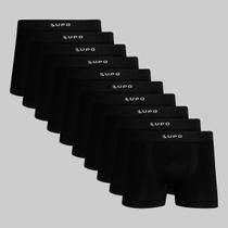 Kit 10 Cuecas Lupo Boxer Micromodal Sem Costura 00661