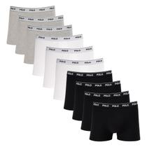 Kit 10 Cuecas Masculina Boxer PoloStar Cotton Algodão Kit 10 Cuecas Masculina Boxer PoloStar Cotton Algodão
