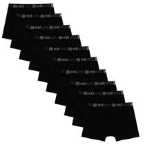 Kit 10 Cuecas Masculinas Boxer Cotton Basic Ecko Unltd Preto Kit 10 Cuecas Masculinas Boxer Cotton Basic Ecko Unltd Preto