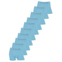 Kit 10 Cuecas Masculinas Boxer Microfibra Huxter Azul Kit 10 Cuecas Masculinas Boxer Microfibra Huxter Azul