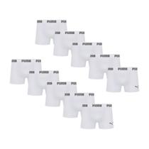 Kit 10 Cuecas Microfibra Boxer Box Modelo Sem Costura Masculina Adulta