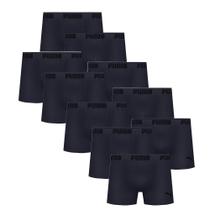 Kit 10 Cuecas Microfibra Boxer Box Modelo Sem Costura Masculina Adulta