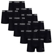 Kit 10 Cuecas Microfibra Boxer Box Modelo Sem Costura Masculina Adulta