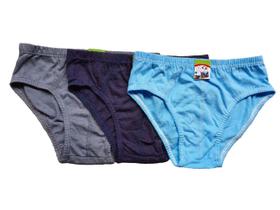 Kit 10 Cuecas Slip Infantil Algodão Atacado - TAM G Kit 10 Cuecas Slip Infantil Algodão Atacado - TAM G