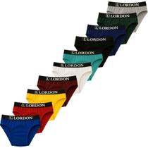 Kit 10 Cuecas Slip Microfibra Infantil Juvenil Elástico Exposto