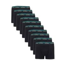 Kit 10 Cuecas Zorba Boxer Max Algodão 702 Preto - GG Kit 10 Cuecas Zorba Boxer Max Algodão 702 Preto - GG