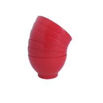 Kit 10 Cumbuca Bowl Tigela 700 Ml Plástico P/ Festa Atacado Vermelho