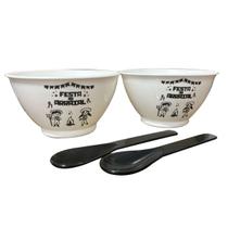 Kit 10 Cumbucas Plástico com Colher Festa do Arraial 400ml