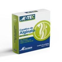 Kit 10 Curativo De Alginato De Cálcio 10cm X 10cm - Missner