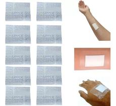 Kit 10 Curativos De Espuma Absorvente Impermeável Pu 7,2x5cm Skinupper