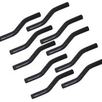 Kit 10 curva 1.1/2" s pvc rosca preta