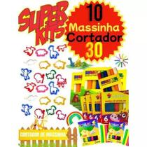 Kit 10 cx Massinha De Modelar 30 Forminhas Cortador Moldes Festa Aniversario Lembrancinha Dino