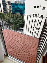 KIT 10 DECK MODULAR ANTIDERRAPANTE PLASTICO 30x30 PISCINA VARANDA JARDIM SACADA BOX CHUVEIRO
