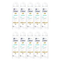 Kit 10 Desodorante Antitranspirante Aerosol Dove Sensitive Sem Perfume com 150ml Kit 10 Desodorante Antitranspirante Aerosol Dove Sensitive Sem Perfume com 150ml