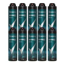 Kit 10 Desodorante Antitranspirante Aerosol Masculino Rexona Impacto 72 horas 150ml Kit 10 Desodorante Antitranspirante Aerosol Masculino Rexona Impacto 72 horas 150ml