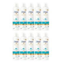 Kit 10 Desodorante Dove Antibacteriano Cuida e Protege Aerossol Antitranspirante 150ml