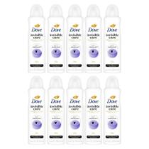 Kit 10 Desodorante Dove Invisible Care Anti Manchas Antitranspirante 72h Aerosol 150ml