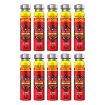 Kit 10 Desodorante Old Spice Lenha Aero 124g Cada