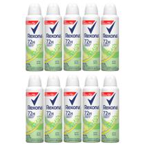 Kit 10 Desodorante Rexona Erva Doce Aerosol Antitranspirante 48h 150ml