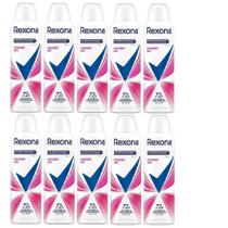 Kit 10 Desodorante Rexona Powder Dry Motionsense 150ml Cada