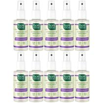 Kit 10 Desodorante Spray Boni Natural Melaleuca Lavanda Sem Aluminio Vegano 24h Sem Parabenos 120ml