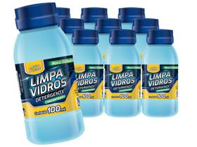 Kit 10 detergente limpa vidros para-brisa autoshine 100ml