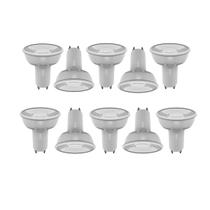 Kit 10 DICROICA GU10 LED 4,5W 3000K 127V/220V LUMINATTI