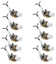 Kit 10 dimer rotativo off modulo inv. bivolt 400w branco 602 rima Kit 10 dimer rotativo off modulo inv. bivolt 400w branco 602 rima