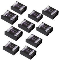 Kit 10 Direct Box Passivo Waldman ByPass DI-1PS Profissional Cor:Preto
