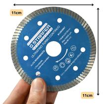 Kit 10 Disco Corte Diamantado Ceramica Porcelanato Starfer