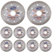 Kit 10 Disco Corte Porcelanato 110 x 10mm Esmerilhadeira RCI Kit 10 Disco Corte Porcelanato 110 x 10mm Esmerilhadeira RCI