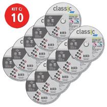 Kit 10 Disco De Corte Fino Inox 7 X 1,6 Esmerilhadeira Norton Kit 10 Disco De Corte Fino Inox 7 X 1,6 Esmerilhadeira Norton