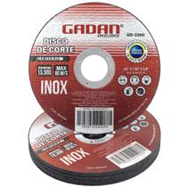 Kit 10 Disco De Corte Para Inox 115X1,0X22,23mm Profissional Kit 10 Disco De Corte Para Inox 115X1,0X22,23mm Profissional