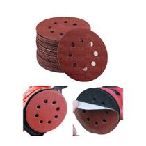 Kit 10 Disco de Lixa Ferro Madeira 125mm Grão 180