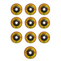 Kit 10 Disco Desbaste Ferro 4.5" x 6,4mm x 22,2mm Starret