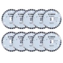 Kit 10 Disco Diamantado MultiMaterial Turbo 110mm Bosch